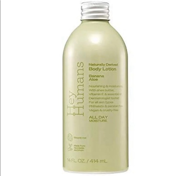 Hey Humans Body Lotion Banana Aloe, 14 oz - Picture 1 of 6